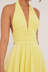 Liora™ | Robe Courte Dos Nu en Tissu Léger