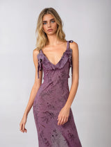 Élodie™ | Robe romantique en chiffon avec bretelles à nouer