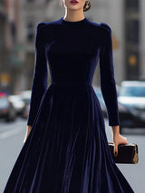 Robe Midi en Velours