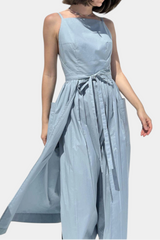 Maëlle™ | Robe fluide à superposition ceinturée avec poches oversize