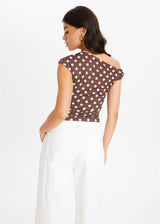 Polkadot™ | Top asymétrique à pois