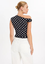 Polkadot™ | Top asymétrique à pois