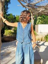 Solène™ | Ensemble coordonné en denim