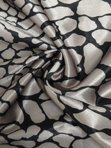 Chemisier effet satin à motif artistique