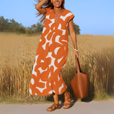 Valérie | Robe fluide à col V