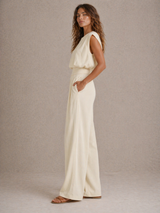 Juliette | Ensemble fluide élégant avec taille marquée et coupe minimaliste