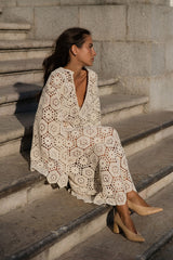 Alma | Robe Longue en Dentelle