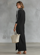 Robe Maxi en Mélange de Coton