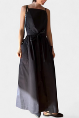 Maëlle™ | Robe fluide à superposition ceinturée avec poches oversize