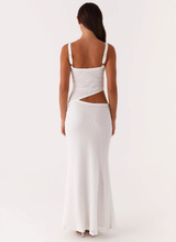 ALYA | ROBE MAXI EN MAILLE AJOURÉE D'ÉTÉ