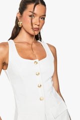 Sabine™ | Ensemble 2 Pièces avec Boutons Dorés