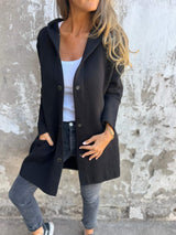Lioraâ„¢ | Cardigan lungo Cozy Chic con cappuccio