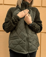 Veste en Polaire Tricotée Victoria – Chaleur, Douceur et Élégance