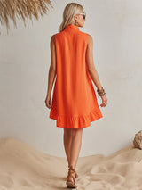 Lina | Robe fluide d’été avec zip élégant