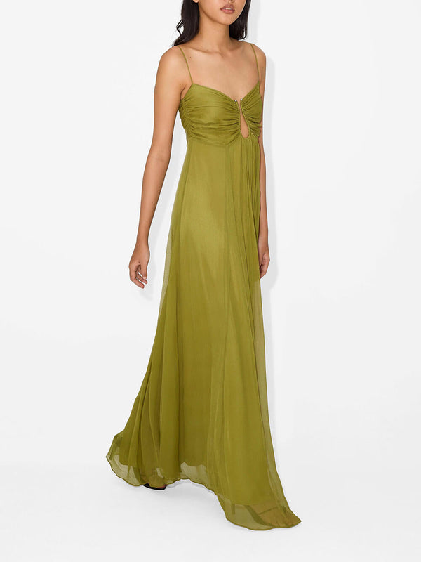 Inès™ | Robe longue avec détail cut-out élégant