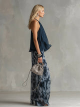 Élise | Ensemble élégant aérien avec top fluide et pantalon ample