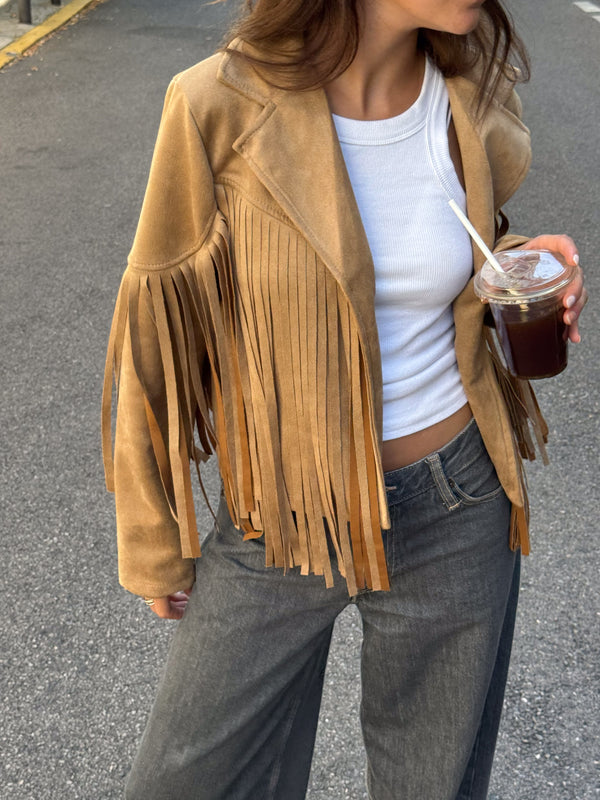 Sierra™ | Veste à franges en suédine