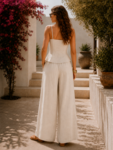 Juliette | Ensemble élégant en mélange de lin et coton