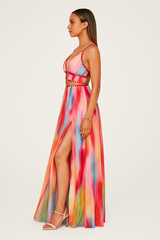 Freya™ | Robe Maxi Peinte