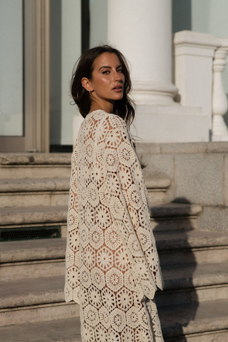 Alma | Robe Longue en Dentelle