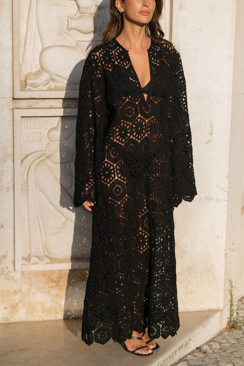 Alma | Robe Longue en Dentelle