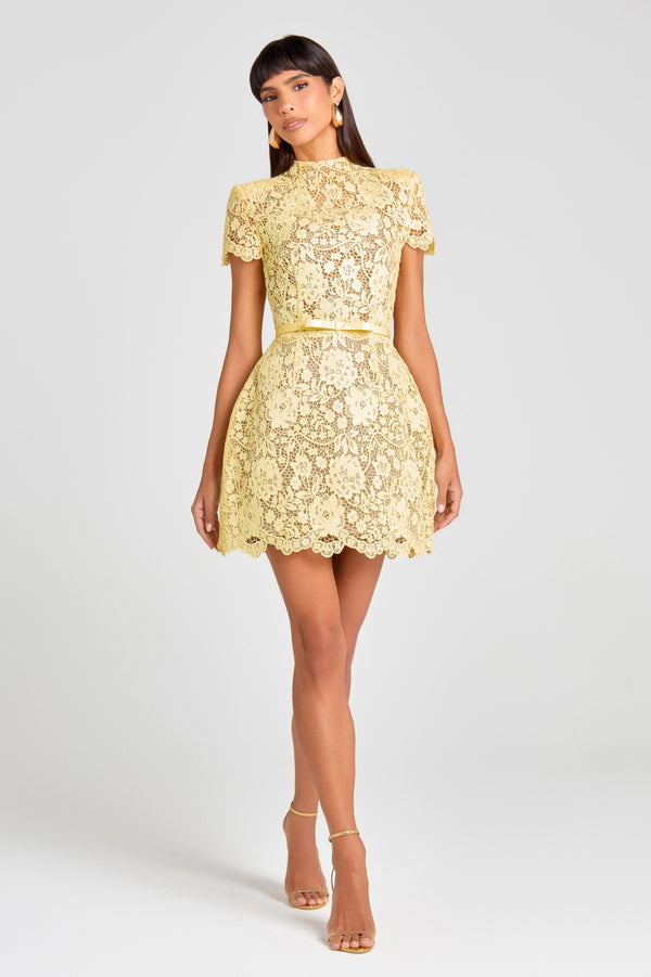 ÉLOÏSE | ROBE COURTE EN DENTELLE