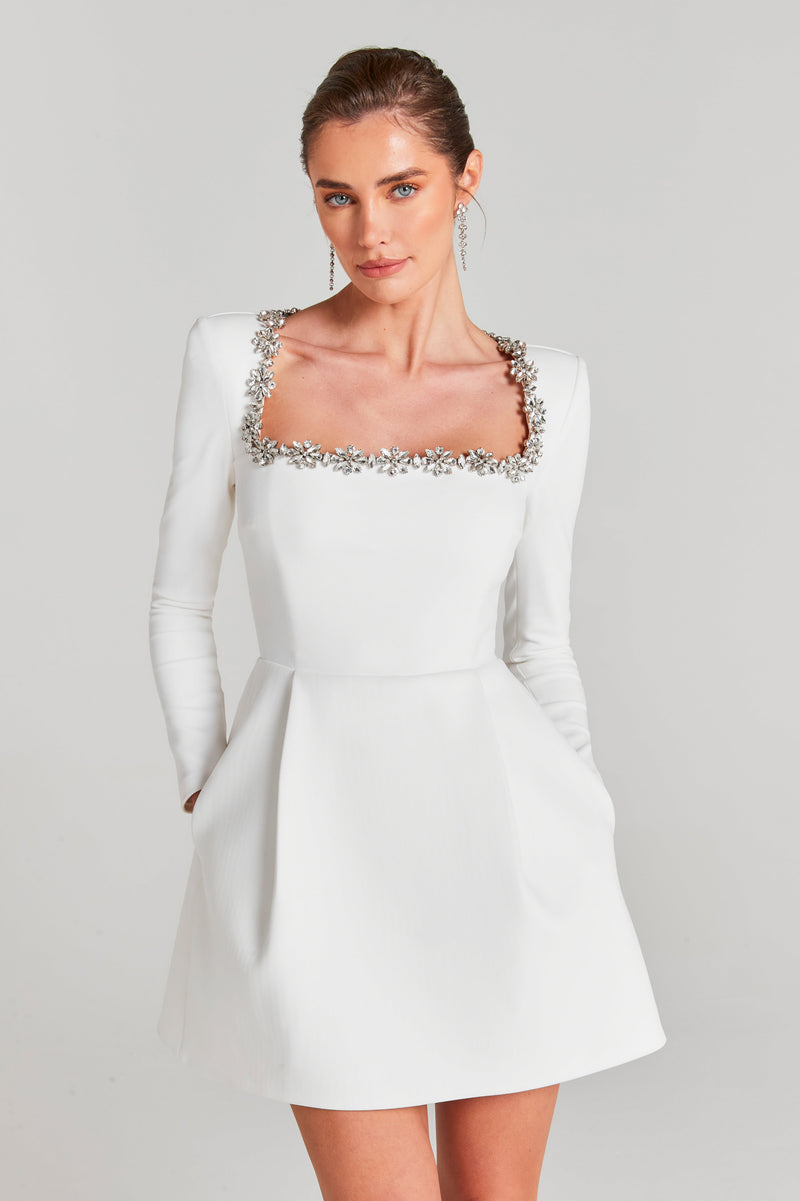 LÉONIE | ROBE COURTE EN VELOURS