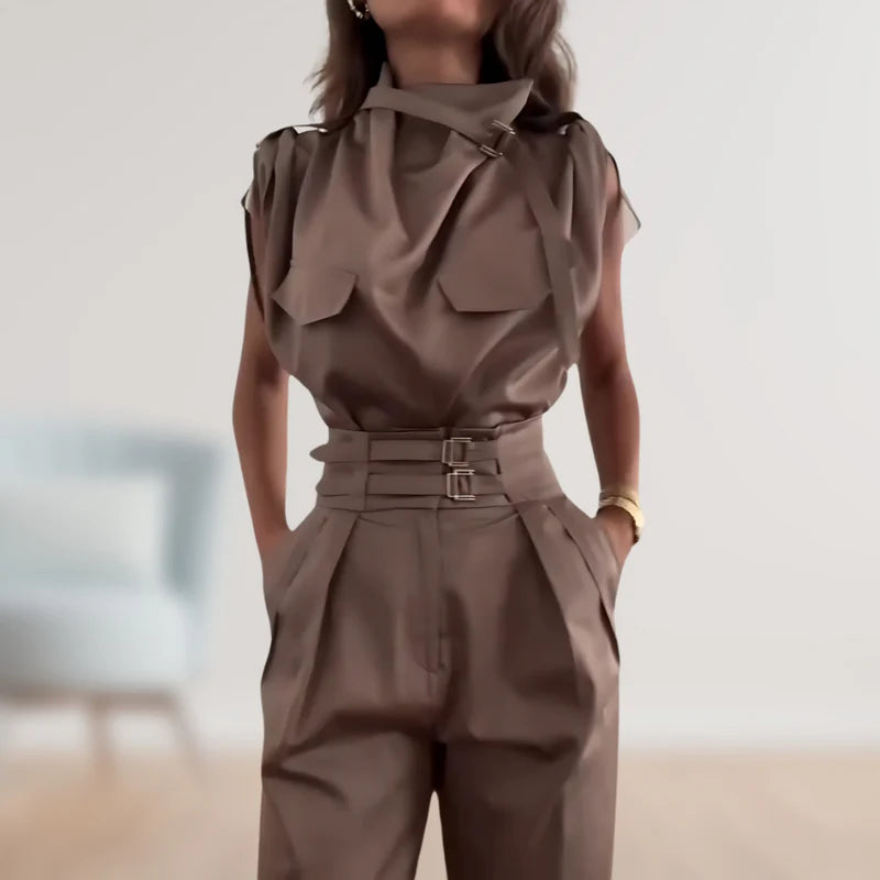 Amélie™ | Ensemble Blouse & Pantalon