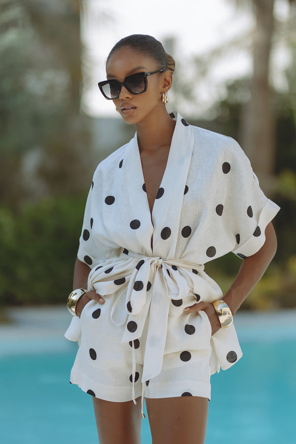 Luna™ | Ensemble d’été élégant et ludique à pois
