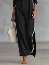 Robe Maxi en Mélange de Coton