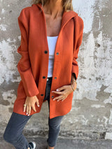 Liora™ | Cardigan lungo Cozy Chic con cappuccio