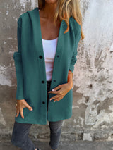 Liora™ | Cardigan lungo Cozy Chic con cappuccio