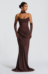 Aurélie™ | Robe longue satinée