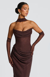 Aurélie™ | Robe longue satinée
