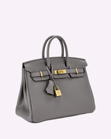 Sac gris clair Armure Urbaine – vue studio, silhouette épurée