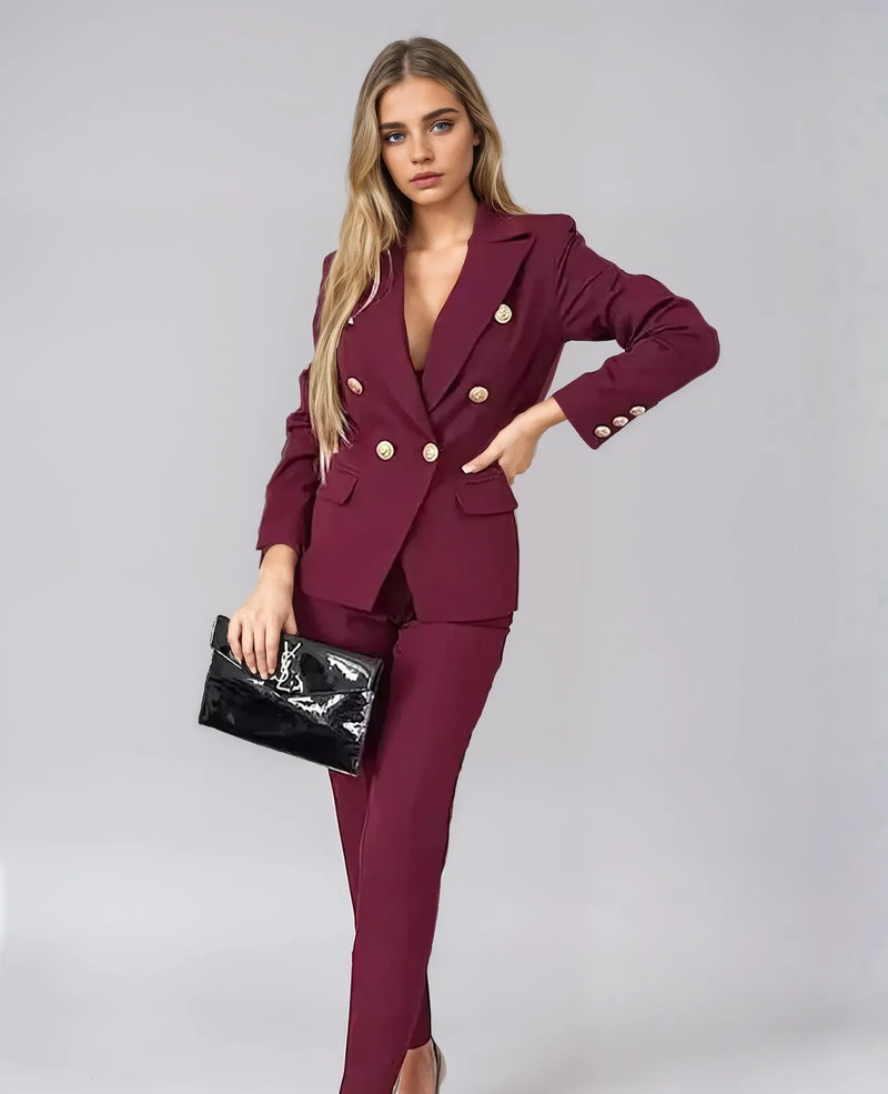 Élodie™ | Tailleur Chic Power