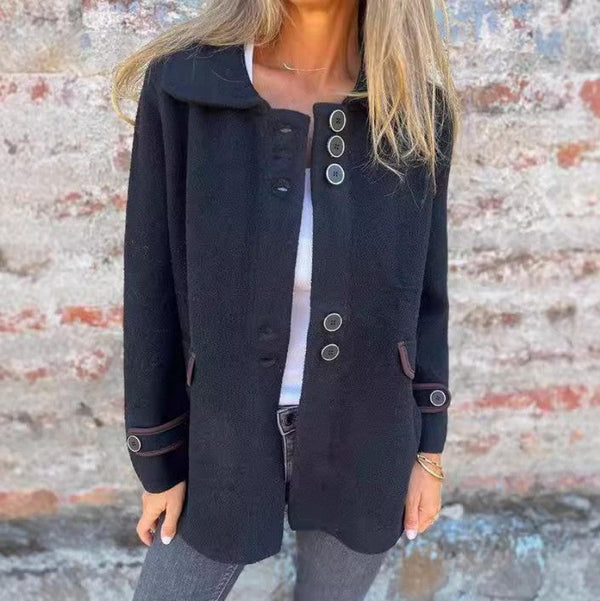 Sofia™ | Gilet Chic en Maille avec Boutons